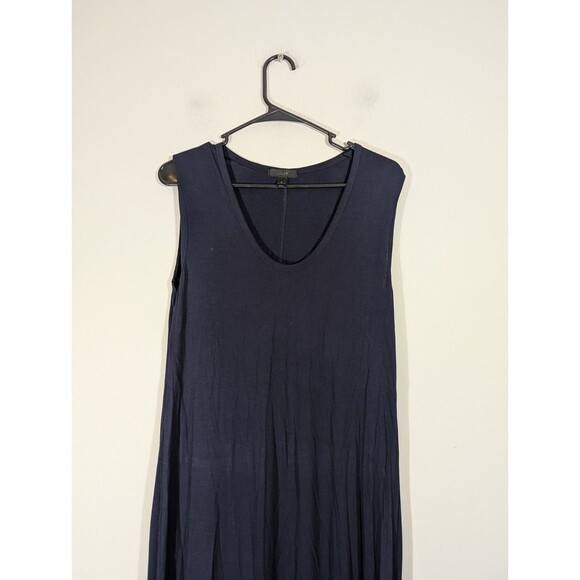J Crew Womens Navy Sleveless Maxi Dress Sz S Classic Minimalist Capsule Nautical - Picture 3 of 8